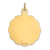 Black Bow Jewelry 14k Yellow Gold Happy Birthday Disc Pendant, 22mm - 3 of 4