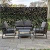 PexFix 72 in. x 47 in. Outdoor Privacy Rectangle Screen Galvanized Steel Panel Divider in Black - 2 of 4