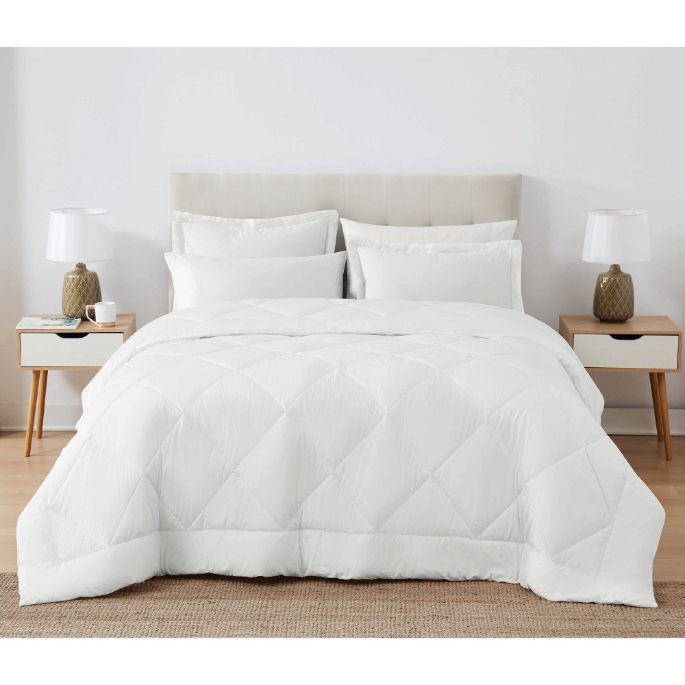 Photos - Duvet Cannon 3pc King Oversized Percale Comforter Set White