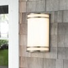 C Cattleya Integrated LED Brushed Nickel/Oil-rubbed Bronze Indoor Wall Light with Acrylic Shade Brushed - 2 of 4