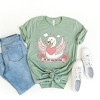 Simply Sage Market Women's Be My Valentine Swan Short Sleeve Graphic Tee - 3 of 4