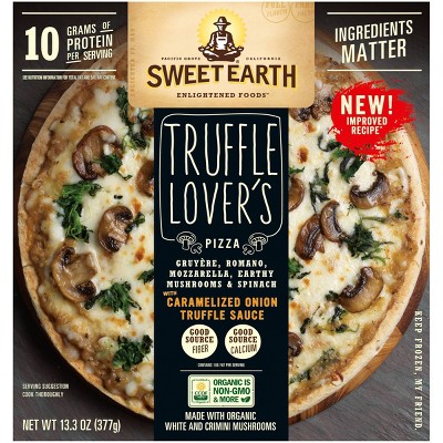 Sweet Earth Truffle Lovers Frozen Pizza - 13.3oz