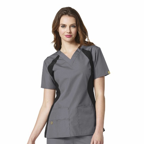 Skechers By Barco - Vitality Women's Charge 3-Pocket Crossover Scrub Top  XXX Large Black