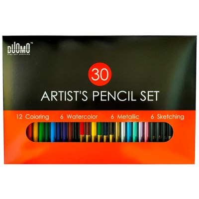 Duomo Editores Fine Arts: Artist's Pencil 30 Piece Set