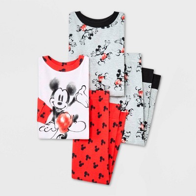 Toddler Boys' Mickey Mouse & Friends Snug Fit Pajama Set - Red