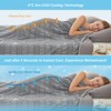 Cozy Bliss Seersucker Cooling Comforter – Lightweight Blanket Breathable & Soft Summer Bedding for Hot Sleepers - 4 of 4