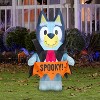 Gemmy Airblown Inflatable Bluey in Vampire Costume Bluey, 3.5 ft Tall, Multicolored - 2 of 4