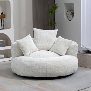 CAVINAS Bean Bag Chair Lazy Sofa Comfort Lounger with High Back Floor Chair with 3 Pillows for Adults and Kids - 1 of 4