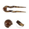 Unique Bargains Women's Grace U-shaped Hair Pins 5.12"x1.42"x0.59" 1 Pc - 3 of 3