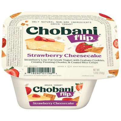 Chobani Flip Strawberry Cheesecake Greek Style Yogurt - 5.3oz