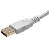 Monoprice USB 2.0 Cable - 1.5 Feet - White | USB Type-A to USB Mini-B 2.0 Cable - 5-Pin, 28/24AWG, Gold Plated - 2 of 3