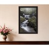 HomeRoots Ricketts Waterfall Black Framed Print Wall Art - 2 of 4