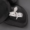 Ross-Simons 0.64 ct. t.w. Diamond Snake Ring in 14kt White Gold - 4 of 4