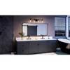Urban Ambiance Luxury New Traditional Bath Light 8.5''H x 34''W,  Midnight Black Finish,  Swan-Hill Collection, UHP4211 - 2 of 4