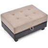Passion Furniture Gallant  Microfiber Upholstered Storage Ottoman - 4 of 4