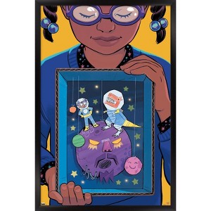 Trends International Marvel Moon Girl & Devil Dinosaur - Picture Frame Framed Wall Poster Prints - 1 of 4