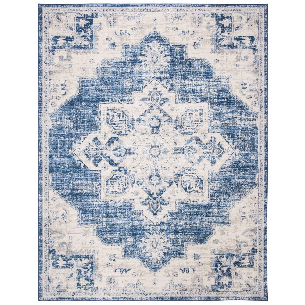 9'x12' Madonna Rug Ivory/Navy - Safavieh