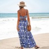 Women's Ornate Diamond Neck Twist & Keyhole Maxi Dress -Cupshe - 4 of 4