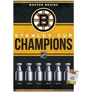 Trends International NHL Boston Bruins - Champions 23 Unframed Wall Poster Prints - 1 of 4