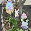 Big Dot of Happiness Spring Easter Bunny - Yard Sign and Outdoor Lawn Decorations - Happy Easter Party Yard Signs - Set of 8 - 2 of 4