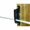 Field Guardian Wood Post - 2" Polytape Nail on Insulator - Black - 3 of 3