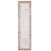Kumasinova Bordered Area Rug, Non-Slip Medium-Pile Living Room Rug, Stain-Resistant Door Mat, Kids & Pets Friendly, Non-Shedding, Brown - 4 of 4