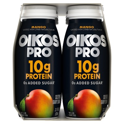 OIKOS Pro Mango Traditional Yogurt Drink - 18.6 fl oz/6ct Cups