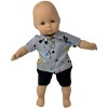 Doll Clothes Superstore Handmade Pirate Print Shirt With Shorts Fits 14-15 Inch Baby Dolls - 3 of 4