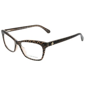 Kate Spade Cardea FL4 Womens Rectangle Eyeglasses Brown Crystal 49mm - 1 of 3