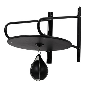Speed Bag Platform Set with Punching Ball - 360° Swivel Heavy Duty Speed Bags, Adjustable Height, Fitness Training for Boxing Training Home Gym - 1 of 4