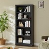 VAUXHILL & CO. Halston Standard Bookcase, Adjustable Shelving Unit, Black - 2 of 2