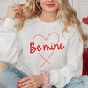 Simply Sage Market Women's Graphic Sweatshirt Be Mine Heart Colorful - 2 of 3
