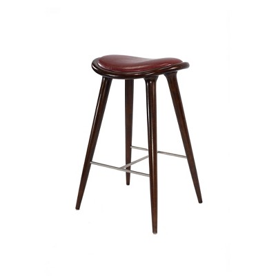Lucio Oval Backless Wood Barstool - Boraam
