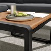 CAVINAS Outdoor Couch Set with Cushions and Coffee Table, Metal L Shaped Outdoor Couch, Modern Patio Sectional Furniture Set for Backyard - 4 of 4