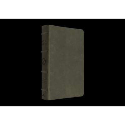 ESV Heirloom Bible, Veritas: Single Column Edition (Cowhide, Tuscan Green) - (Leather Bound)