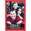 PosterPalooza | Classic Modern Red Picture Frame - UV Acrylic, Foam Board Backing, Hanging Hardware - 2 of 4