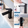 PROOX Single Handle Single Hole Deck Mount Bathroom Faucet with Deckplate and Drain Kit Included - 4 of 4