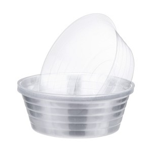 Unique Bargains Plastic Clear Indoor/Outdoor  Thin Plant Saucer Drip Tray - 1 of 4