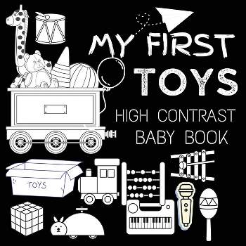 High Contrast Baby Book - Toys - (High Contrast Baby Book for Babies) by  M Borhan (Paperback)