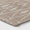 Neutral Moroccan Rectangular Woven Indoor Outdoor Rug - Threshold™ - 3 of 4