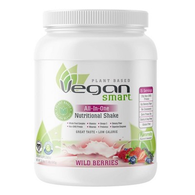 Naturade Vegan Smart All-In-One Nutritional Shake - Wild Berries - 22.8oz