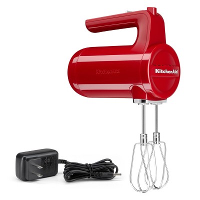 KitchenAid Variable-Speed Cordless Hand Mixer - Empire Red