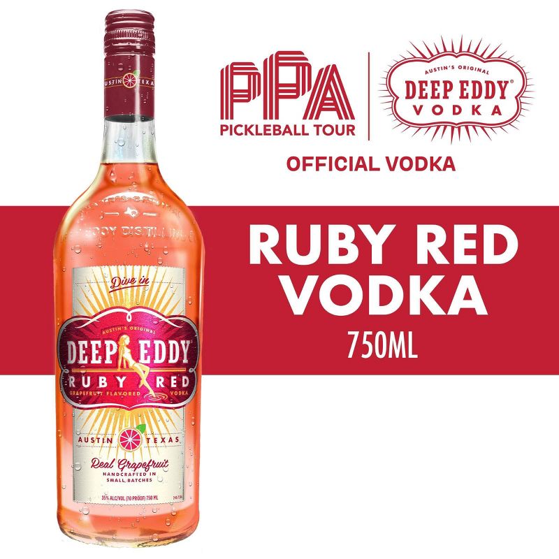 Deep Eddy Ruby Red Grapefruit Vodka - 750ml Bottle, 4 of 11