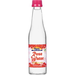 Red Rose Water (Floral Essence of Rose) - 8.5 fl oz (250ml) Glass Jar - Rani Brand Authentic Indian Products - 1 of 4