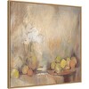 30" x 30" Still Life with Fruit in Study by Tim O'Toole Framed Canvas Wall Art Print - Amanti Art - 2 of 4