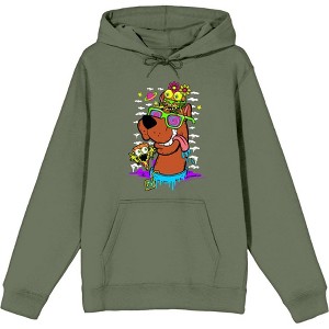 Scooby-Doo Dog With Shades Adult Long Sleeve Hoodie - 1 of 2