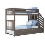 Max & Lily Twin over Twin Staircase Bunk with Trundle