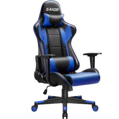 LACOO Racing Style Lumbar Support & Adjustable Swivel Gaming Chair