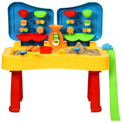 Costway 2 in 1 Kids Sand and Water Table Activity Play Table w/ Accessories