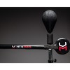 Hit N Move Boxing Reflex Trainer With Spinning Bar, Mitt, and Speed Ball Target, Adjustable Height, Water/Sand Filled, Black - 3 of 4